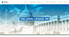 Desktop Screenshot of legalleague100.com