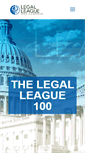 Mobile Screenshot of legalleague100.com