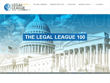 Tablet Screenshot of legalleague100.com